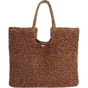 Women's Beach Tote Bag | Travel | Vacation | Straw | Lightweight | Breathable